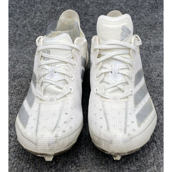 adidas Adizero Electric Football Cleats Men 7.5 White Silver Metallic IE4374 main image 10